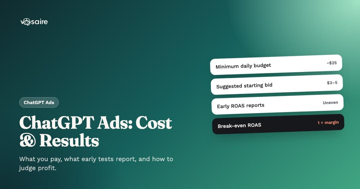 ChatGPT Ads for Shopify: Cost, Results and What to Expect