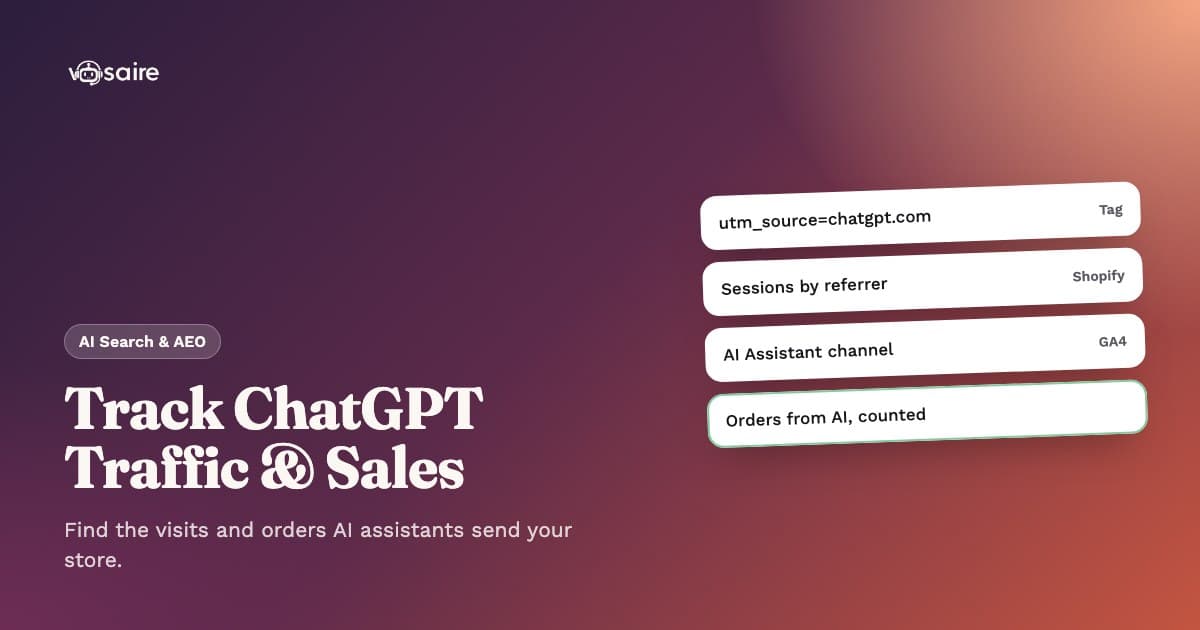 How to Track ChatGPT Traffic and Sales in Shopify