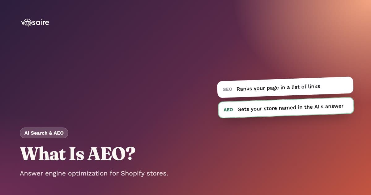 What Is AEO? A Guide for Shopify Stores